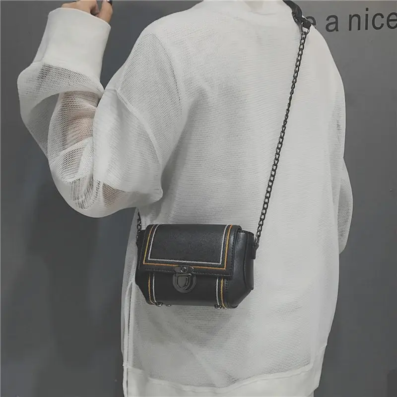 

Women Mini Shoulder Bags Tote Purse Messenger Hobo Metal Chain Crossbody Satchel Bag M6CC