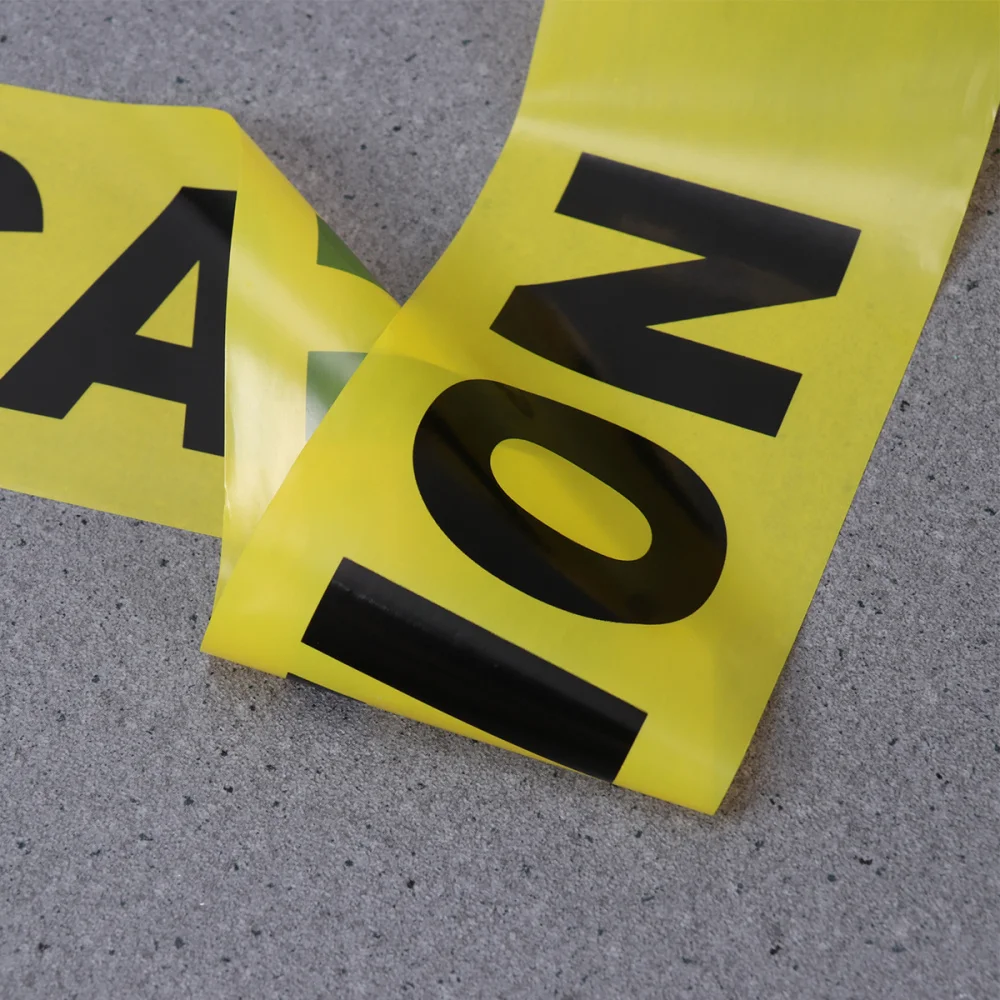 

UEETEK 100M Barricade Caution Tape Warning Tape for Law Enforcement Construction Public Works Safety