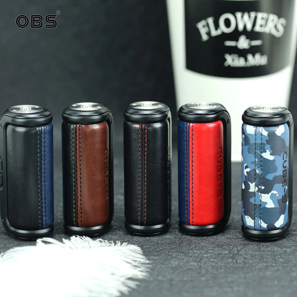 Original OBS Cube S Mod Powered by Single 18650 Battery 80W Vape E Cigarette Box Obs vs X |