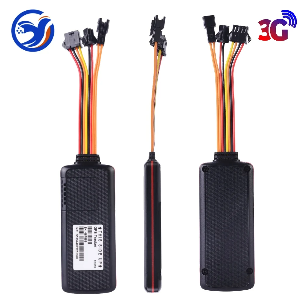 GPS трекер для мотоцикла 3G WCDMA автомобильный с функцией отслеживания SOS отключение