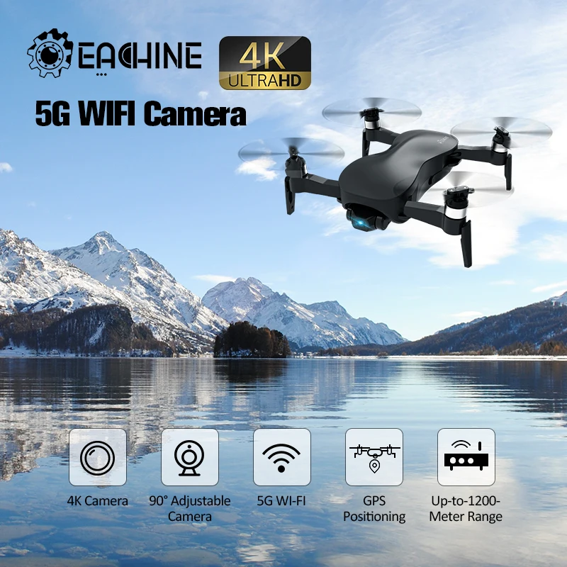 

Дрон Eachine EX4, камера 4K HD на трёхосевом подвесе, GPS, 5G, WiFi, FPV, дистанционное управление