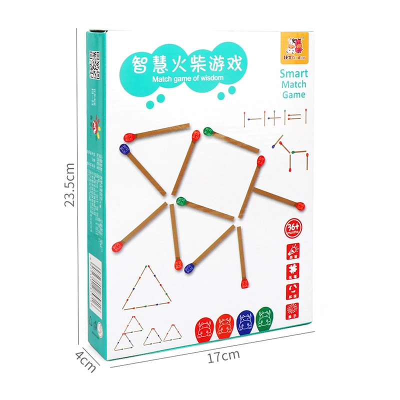 

Matchstick Game Wooden Puzzle Kids Children Toddler Toys Juegos Logica Nios Jeux Enfant Kinder Spielzeug