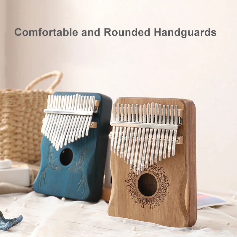 Калимба 17 клавишный большой палец фортепиано из массива дерева красного мбира