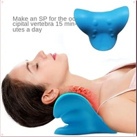 pu cervical spine massage pillow shoulder cervical spine neck pain relief pillow massage neck correction traction physiotherapy
