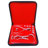 12pcsset dental dam perforator for dentist rubber dam puncher pliers teeth lab equipment orthodontic odontologia tool