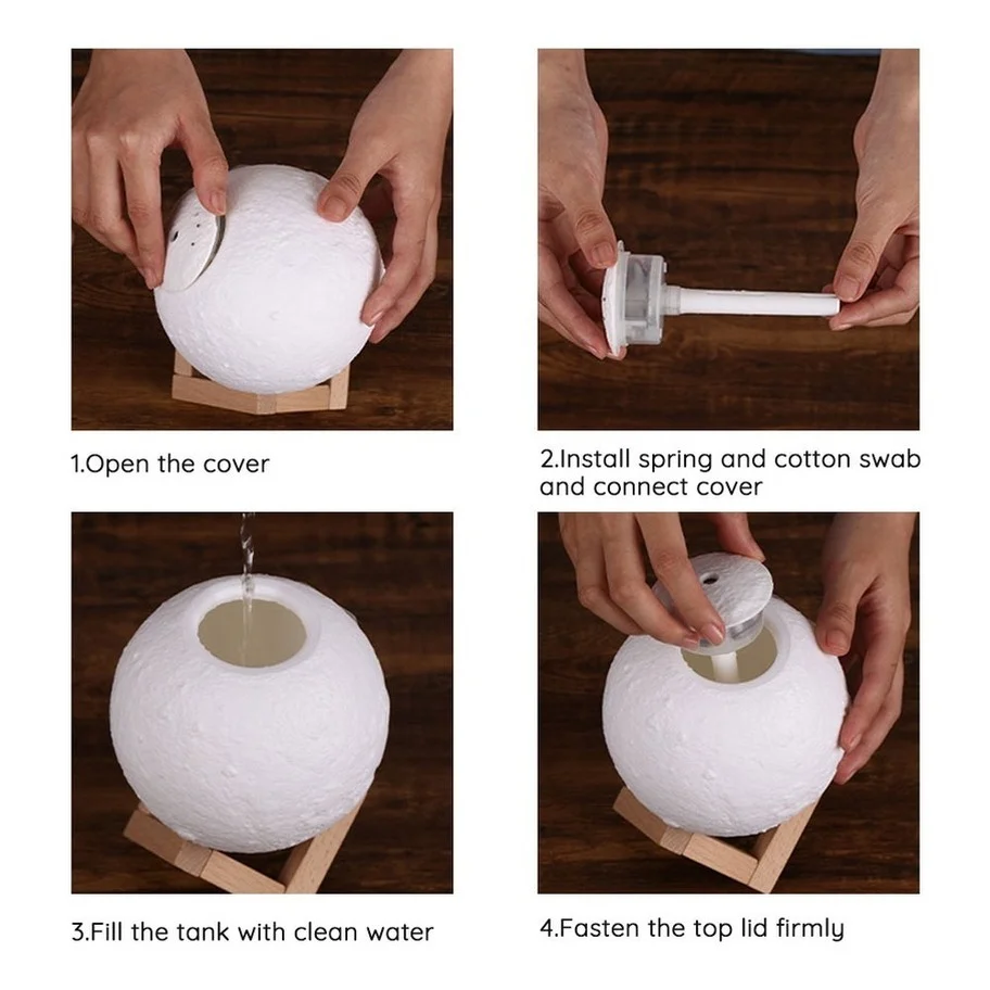 

Rechargeable USB Aroma Essential Oil Diffuser Ultrasonic Humidifier Mist Aromatherapy humificador para auto For Home Office