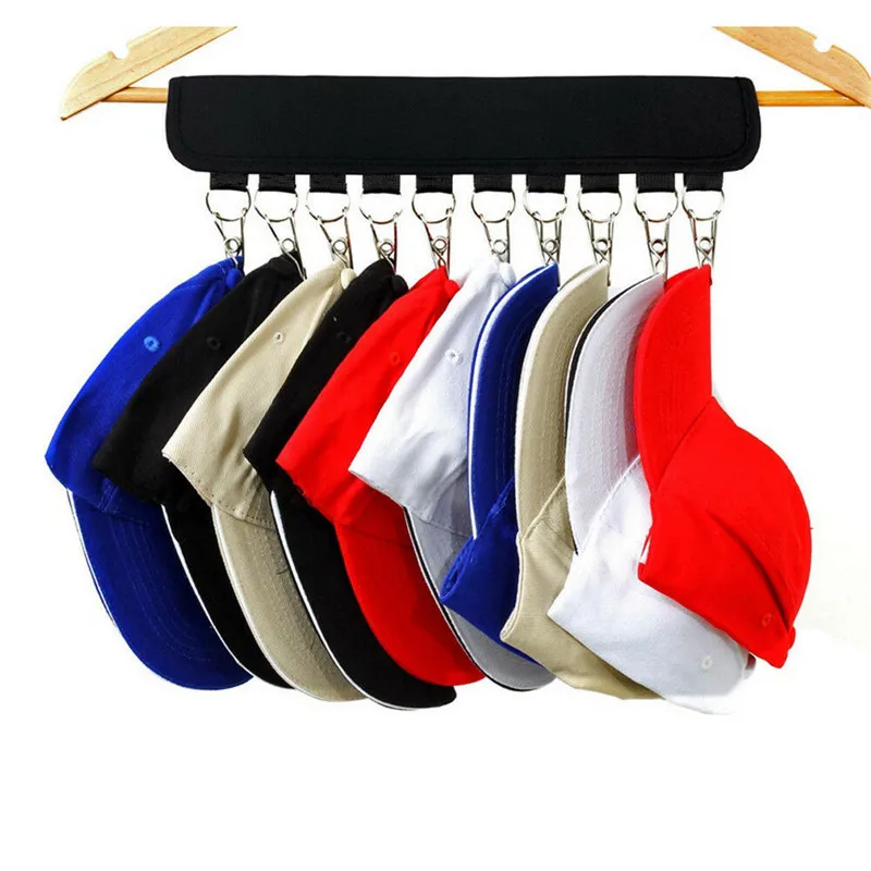 Складывающаяся Кепка стойка для бейсбола шляпа зажим держатель Вешалка