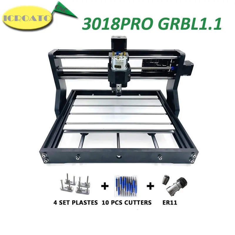 Новинка CNC 3018 Pro GRBL Diy мини станок с ЧПУ 3 оси pcb фрезерный Bluetooth