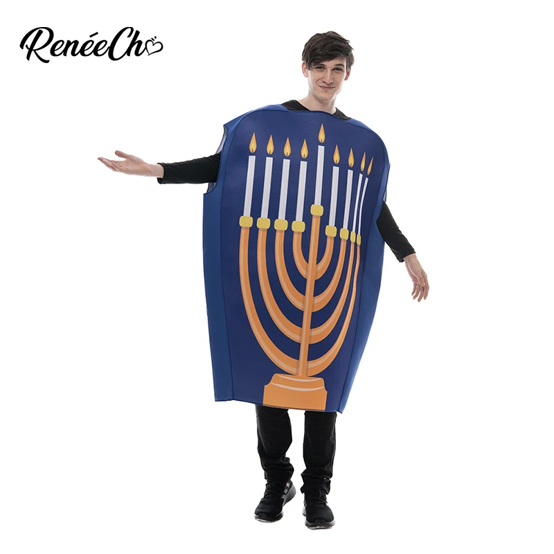 Мужской карнавальный костюм Reneecho orah Hannukah для Хэллоуина |
