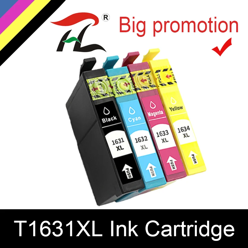 

HTL Compatible Epson 16XL T1631 1632 ink cartridge for WF 2650 WF-2630 WF-2660 WF-2750 WF-2760 XP-320 XP-420 XP-424