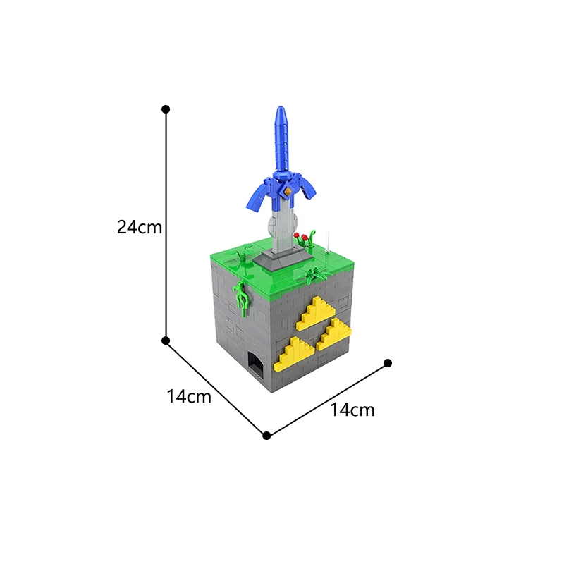 

Moc Creative Master Sword Puzzle Box Game Series Educational Toys Decryption Box Building Blocks Model Children Toys Gift