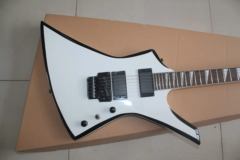 

free shipping China guitar factory custom KE2 Kelly white electric guitar 115
