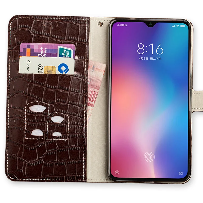 Флип-чехол для Xiaomi Mi 5s 6 8 9se 9T A1 A2 A3 Lite Max 3 Mix 2s Poco F1 воловья кожа чехол Redmi Note 4 4X 5 6A 7A Pro