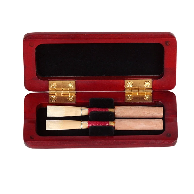 Oboe Reed чехол клен дерево Reeds для хранения деревянный держатель коробка крышка 2 шт 9