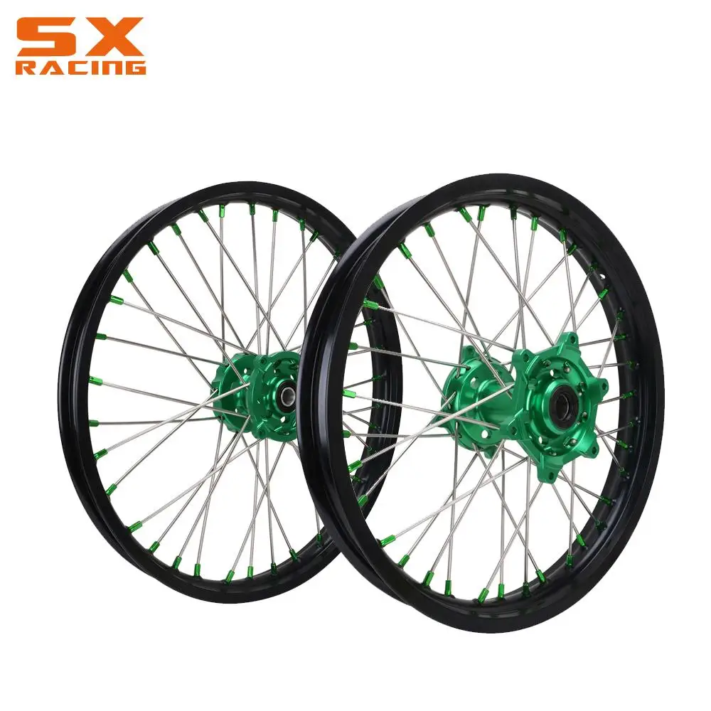 

Motorcycle Front Rear Wheel Rim Hubs Set For Kawasaki KXF 250 450 KX250F KX450F 2006-2018 KX250 KX 250 2006-2008 2019-2020