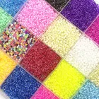 Новые бусины 15 глот 2 мм, 3 мм, 4 мм с эффектом окрашивания сердца, бусины из чешского стекла, Аксессуары для браслета