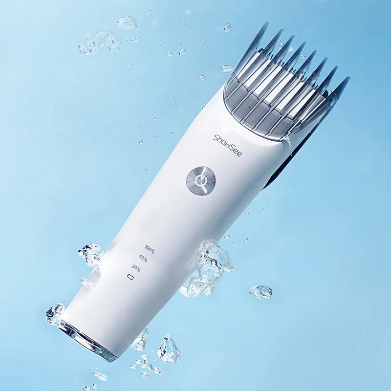 

Xiaomi ShowSee Electric Hair Clipper Portable Cutting Trimmer Barber Professional Choice Ultra-thin Ceramic Blade USB