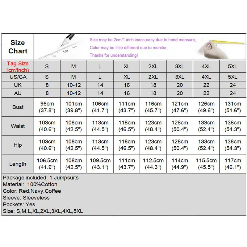 

VONDA Fashion Women Overalls Dungarees Summer Jumpsuits Print Cotton Playsuits Loose Casual Spaghetti Strap Striped Overalls 5XL