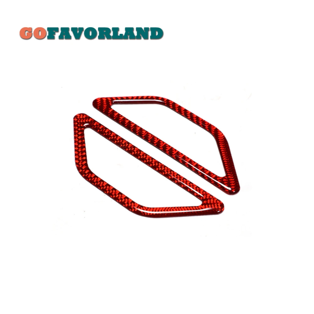 2 шт. красная решетка из углеродного волокна для системы кондиционирования