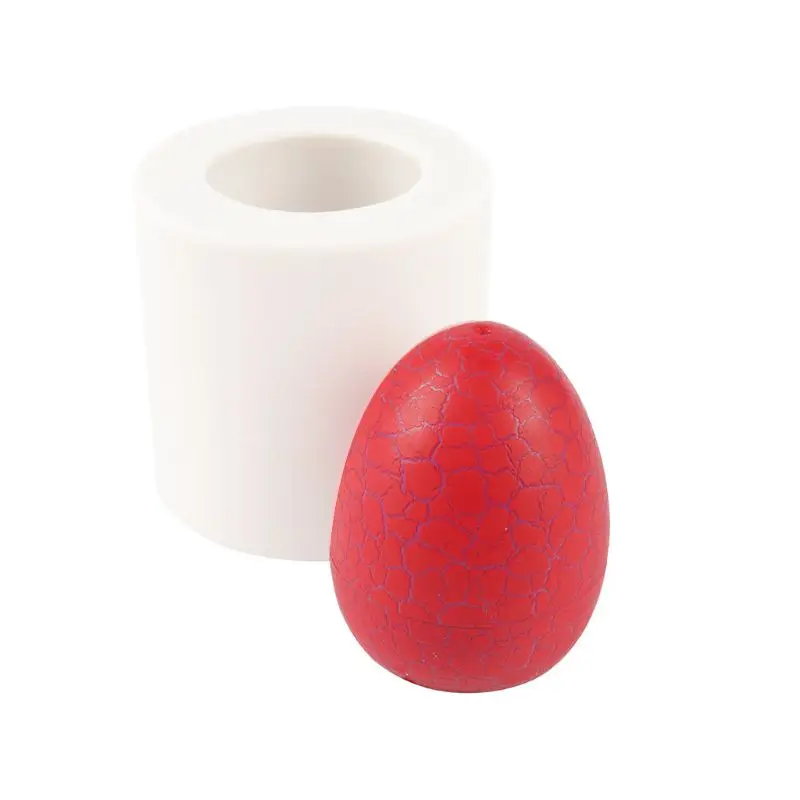 

Silicone Mold Dinosaur Eggs Shape Fondant Mould DIY Handmade Soap Epoxy Molds 50PE