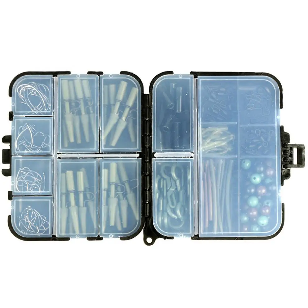 Набор рыболовных принадлежностей для ловли карпа 180 шт. включая трубку с крючком