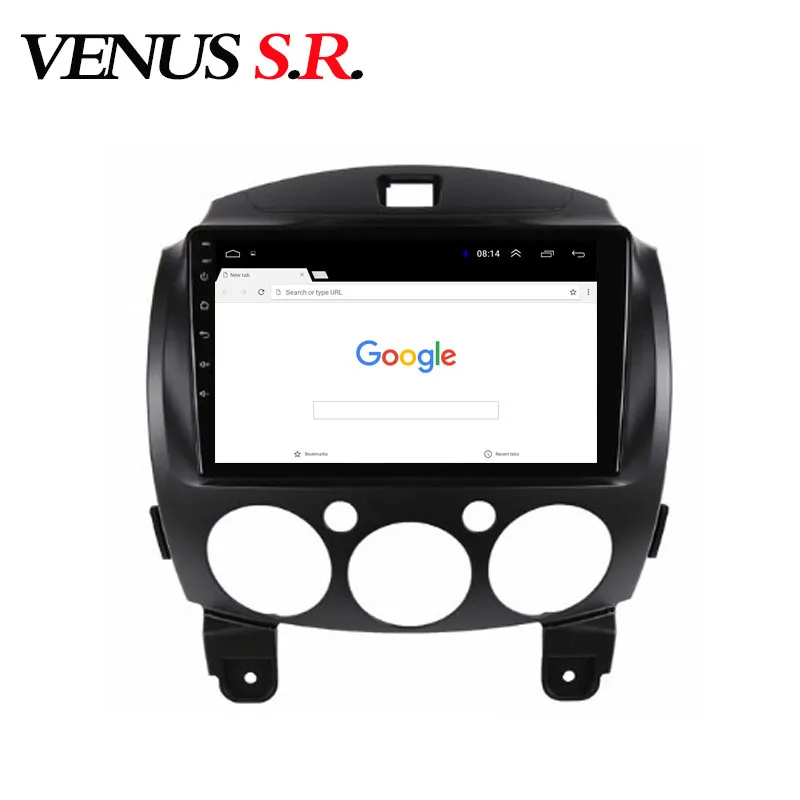 Автомобильный DVD-плеер VenusSR Android 8 1 GPS-навигация мультимедийный плеер для Mazda 2