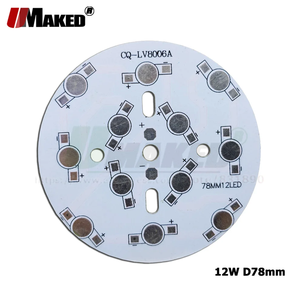 Светодиодный радиатор печатной платы алюминиевая панель высокой мощности для