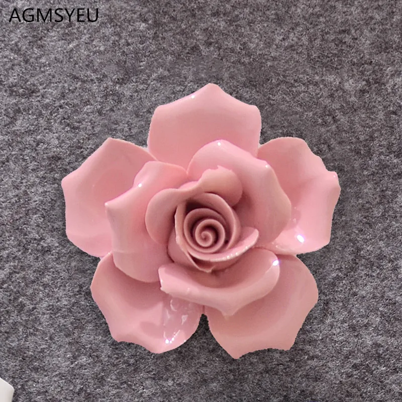 Креативные керамические цветы пиона и вишневого цветка декоративное искусство