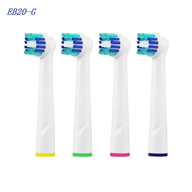 4 шт. сменные насадки для зубных щеток Oral B Braun EB17 EB20 прецизионные щетинки