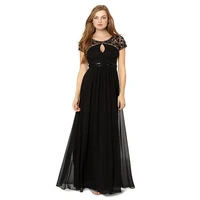 free shipping black long evening dress vestidos de festa vestido longo short sleeve formal dress to party gown 2018 new fashion