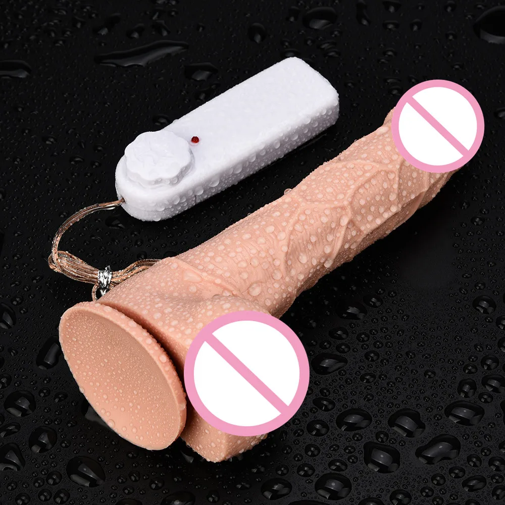 Водонепроницаемый многоскоростной вибрирующий фаллоимитатор вибратор для