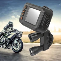 motorcycle dvr dash cam dual lens 720p480p hd front rear view driving video recorder camera night vision wide angle waterproof