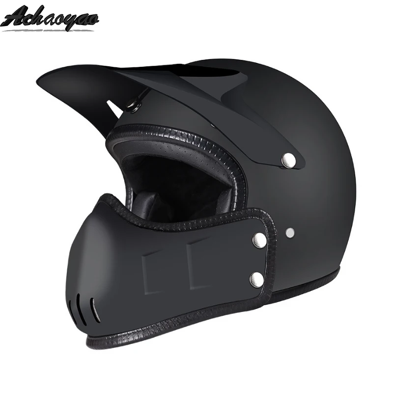 Ретро Локомотив мото rcycle 3/4 внедорожный шлем личность крутой локомотив Шлемы casco