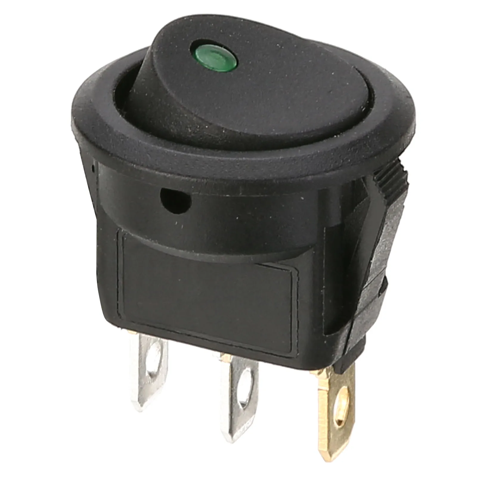 Mayitr 4 шт./компл. Светодиодный точечный светильник переключатель 12V Авто Лодка Круглый Рокер ON/OFF SPST переключатель, красный, зеленый, голубой, желтый