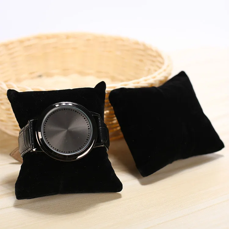 Вельветовая Подставка для украшений тканевый органайзер часов браслетов