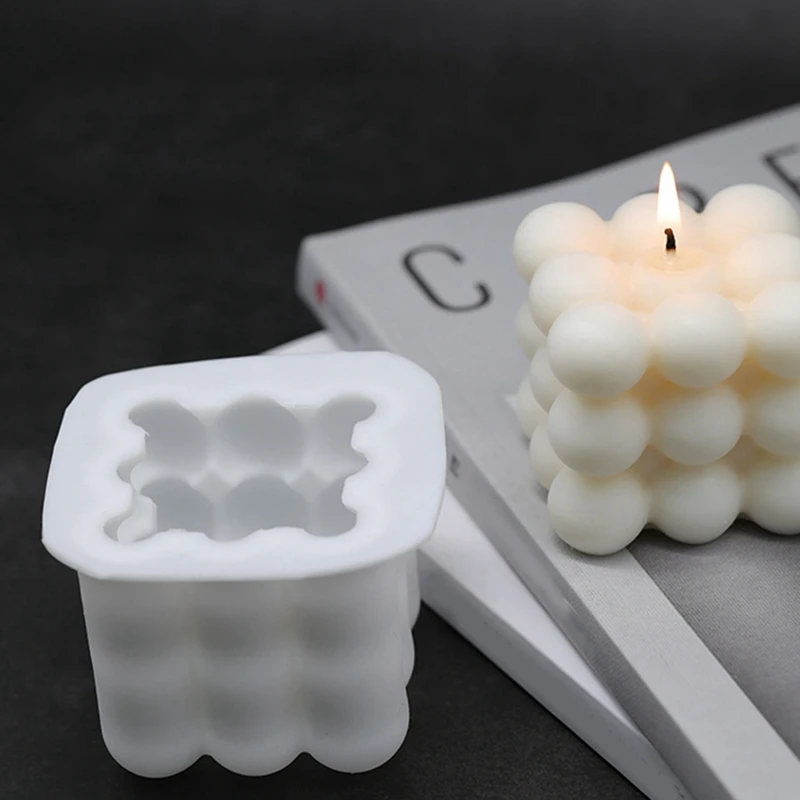 

Ball Square Candle Mold Soy Wax Beeswax Essential Oil Aromatherapy Candle DIY Candle Material