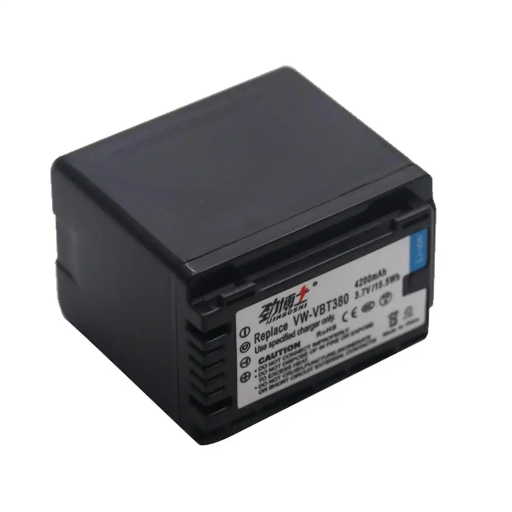 Высокая емкость 4200 мАч VW-VBT380 VBT380 VBT190 батарея для Panasonic HC-V110, HC-V130, HC-V160, HC-V180, HC-V201, HC-V250, HC-V260