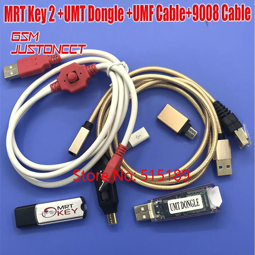 Новый ключ MRT + UMT Dongle mrt key 2 umf all in 1 кабель для загрузки edl 9008 разблокировка