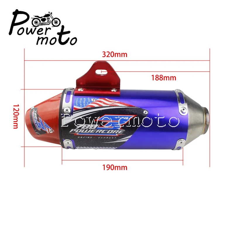 1 компл. Мотокросс MX Enduro полный глушитель труба для Honda CRF150F 230F 2003 2016 CRF выхлопная