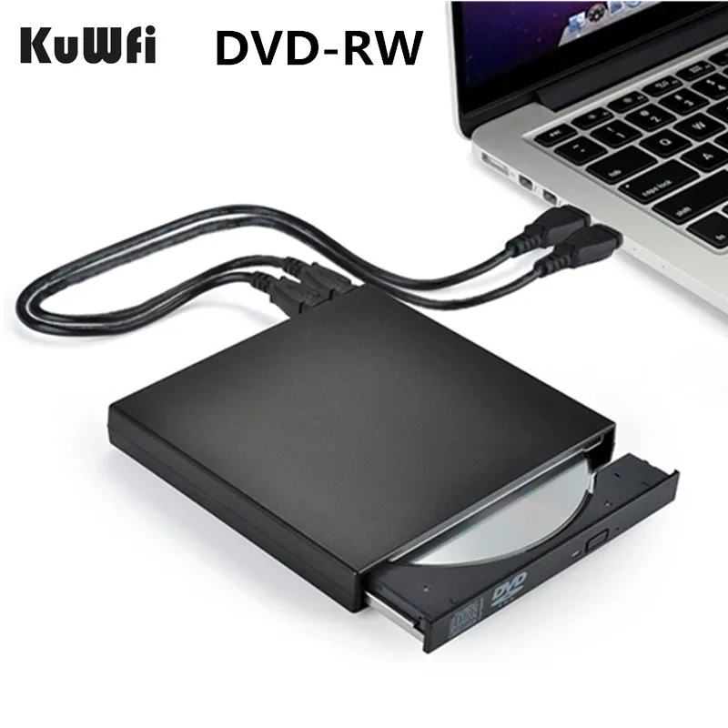 Внешний оптический привод DVD ROM USB 2 0 CD/DVD CD RW плеер записывающее устройство