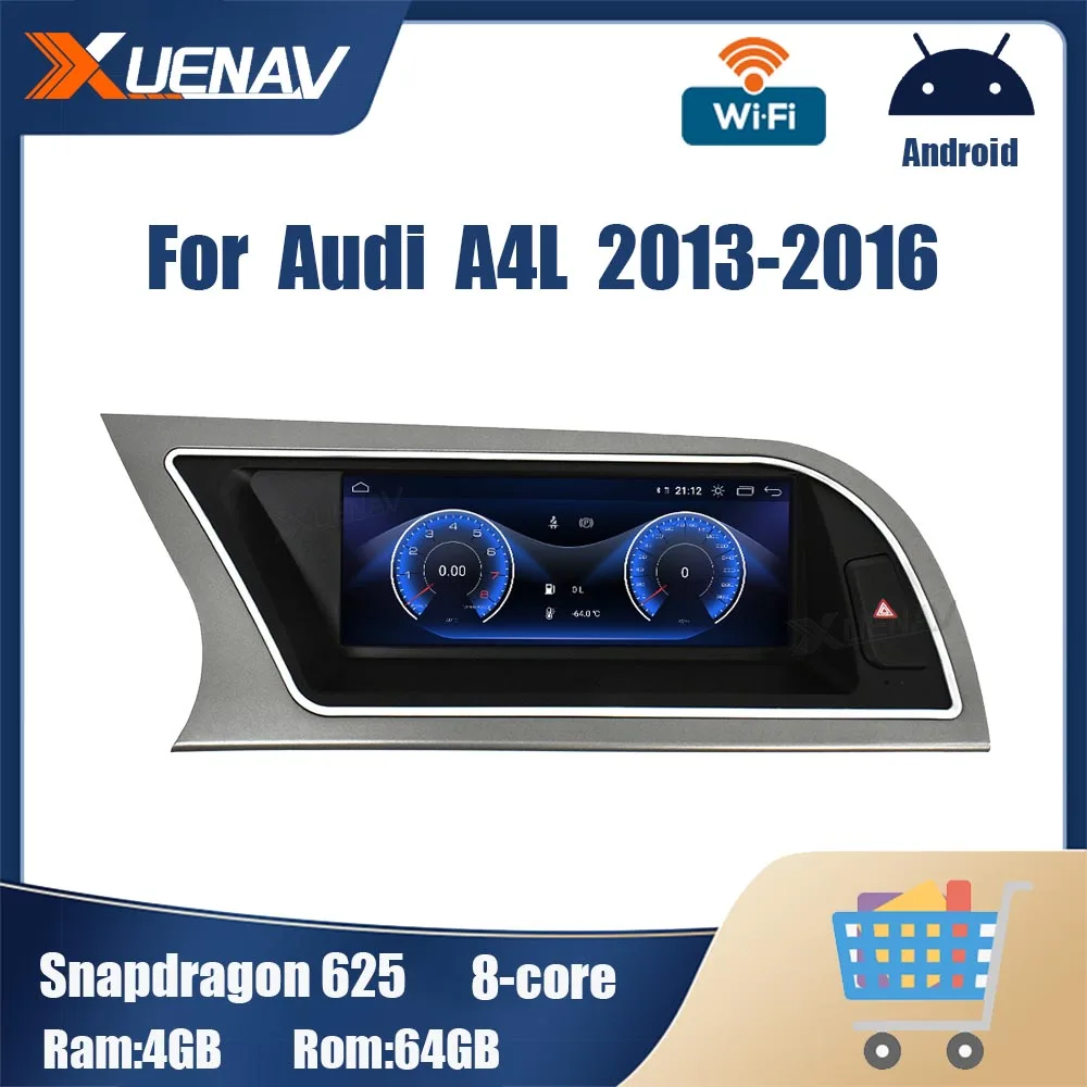

Android Car Screen Player for Audi A4L 2013 2014 2015 2016 Car Multimedia Player GPS Navigation CarPlay Auto Stereo Radio Video