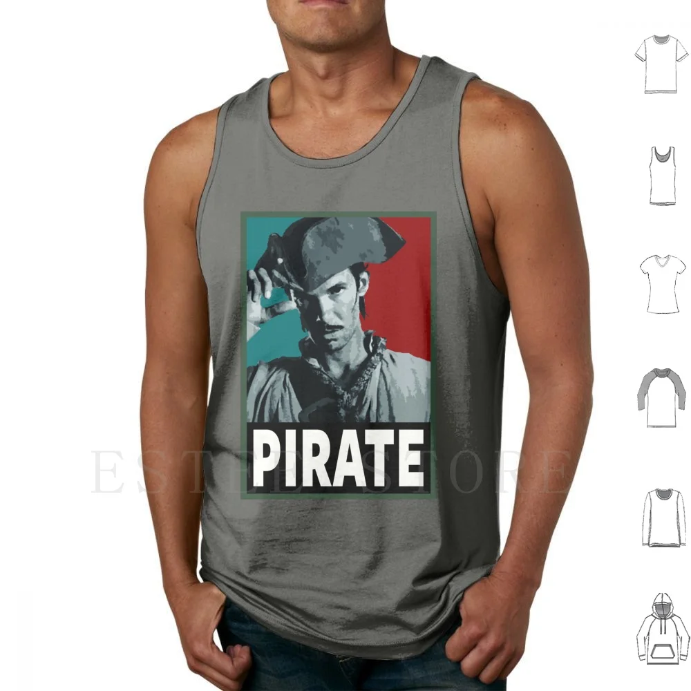 

Майка без рукавов, черный жилет с надписью «Sails», фланец, капитан Vane, Джон, серебристый пират, Джек ракхэм