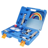refrigeration integrated flaring tool kits vtb 5b refrigeration tool set expander set with r410a refrigerant pressure gauge