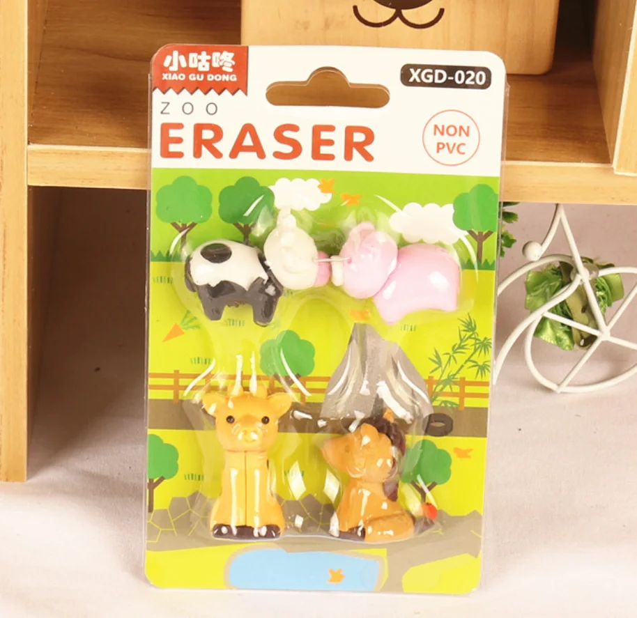 1 упаковка мультяшный кролик кошка свинья медведь лошадь собака корова карандаш