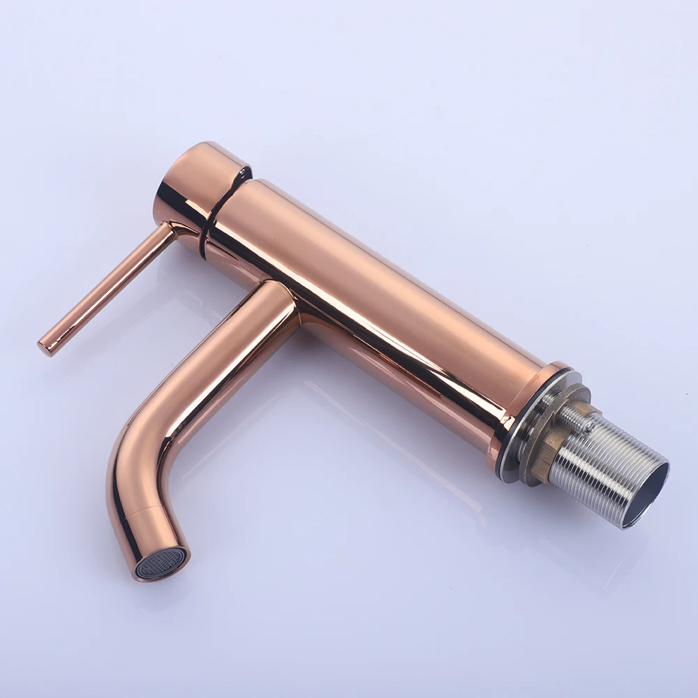 Bagnolux латунь один держатель одно отверстие розовое золото современный на бортике