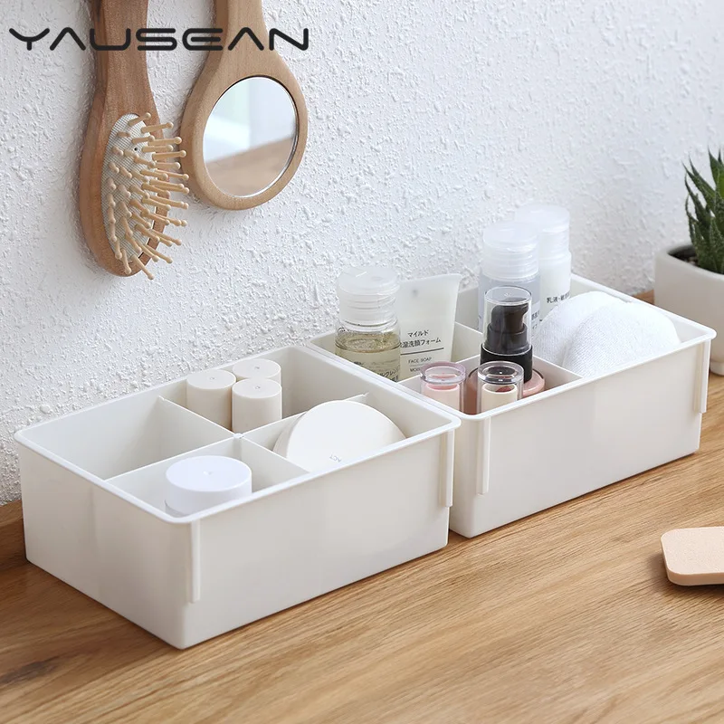 2 шт. PP полый сортировочный ящик ящики для хранения нижнего белья Настольный