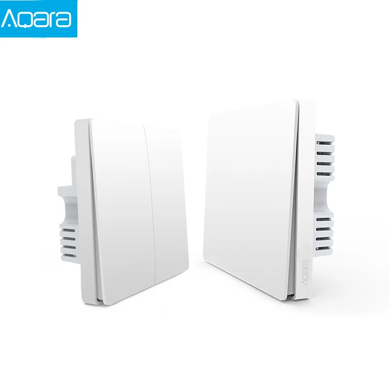 Aqara настенный выключатель света для дома ZigBee нейтральная версия с нулевым