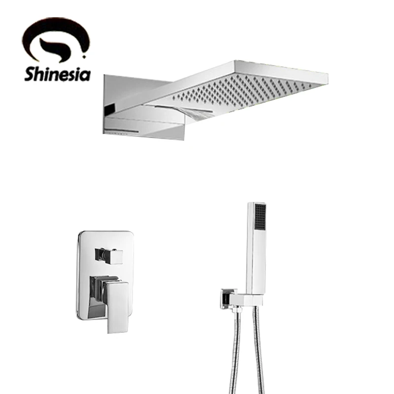 Shinesia Ванная комната душевой кран набор душ ручной смеситель для душа настенный с