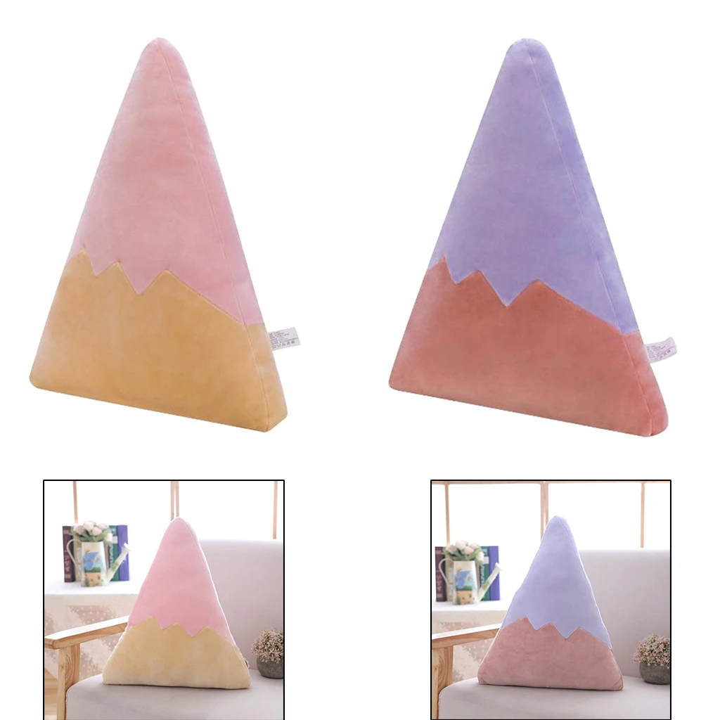 

Soft Lovely Mountain Shaped Cushion Pillow Throw Pillow Bedroom Car Sofa Decor Kids Toys