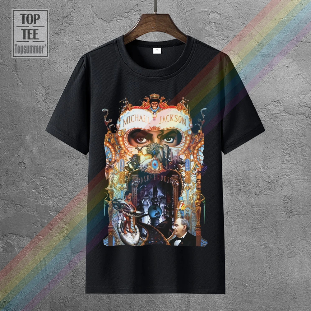 

Майка Джексон опасные футболки панк рок футболка хиппи гот Мужская Женская одежда оверсайз футболка Готический эмо футболка